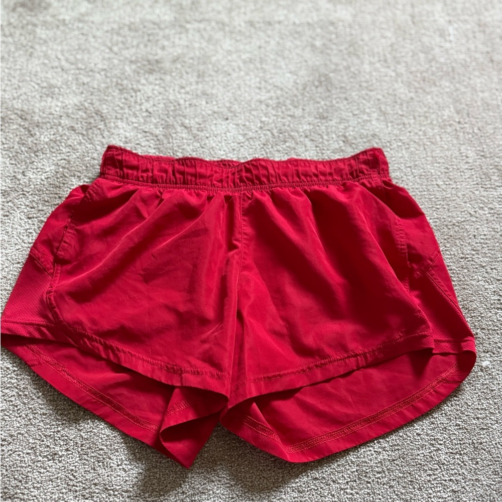 Athletic Works Women's Red Athletic Shorts